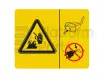 Decal, danger, electrical hazard