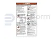 Decal, danger, general safety rules (NL/bl)