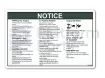 Pegatina, instrucciones de operación