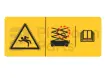 Decal, safety chock