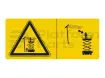 Decal, high voltage, scissor lift
