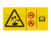 Decal, danger, battery safety