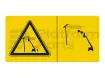 Decal, high voltage, boom lift
