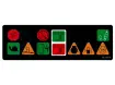 Sticker, display, control box