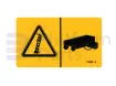 Autocollant, crushing hazard platform