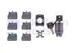 Switch, key, kit, 3P, 2P maintained+1P spring return left