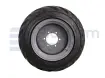 All terrain tire + rim, foamed, LH