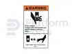 Decal, crushing hazard