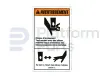 Decal, hand crushing, French