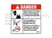 Decal, electrocution / fire hazard