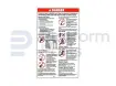 Decal, danger, general safety rules