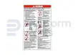 Decal, danger, general safety rules, Dutch