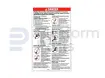 Decal, danger, general safety rules, French