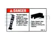 Decal, tip-over hazard