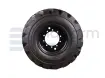 All terrain tire, incl. rim+foam, LH