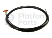 Emergency lowering cable