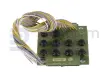 Electronic card, control box