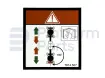 Decal, drive direction