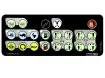 Decal, control, control box (with hydr. extension)