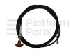 Emergency lowering cable