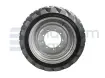 Non-marking tire + rim, foamed, LH