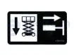 Decal, emergency down