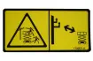 Decal, high voltage, scissor lift