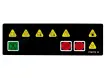 Decal, lower control (display)