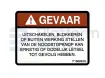 Decal danger