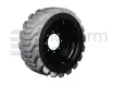Non-marking tire + rim, foamed, LH