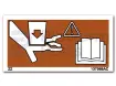 Decal, hand crushing