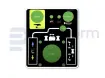Decal, control, Overlay TM12 control box