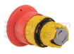 Emergency stop plastic push/pull
