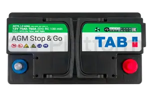 Starter battery, 12V, 70AH@20HR, 760A