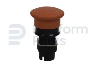 Emergency stop plastic with turn