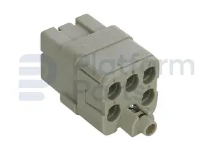 Connector plug, 5 pin, female