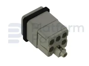 Connector plug, 5 pin, male