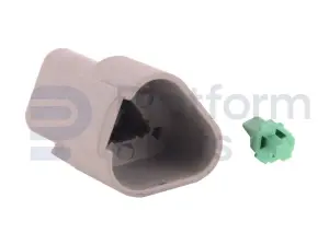 Connector plug, DT-series, 3 pin, female