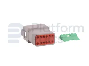 Connector plug, DT-series, 12 pin, female