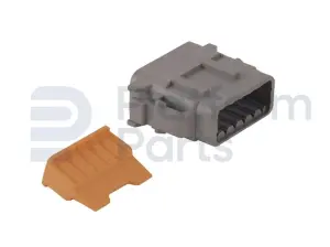 Steckverbinder, DTM-series, 12 pin, männlich