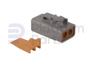 Verbindingsfiche, DTP-series, 2 pin, mannelijk