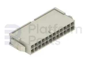 Connector plug, MS-serie, 24 pin, female