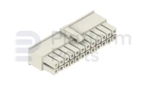 Tápon de conector, MS-serie, 24 pin, masculino