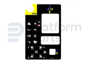 Decal, control, control box