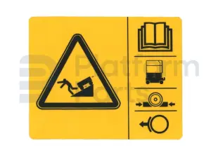 Pegatina, brake release safety