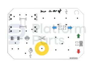 Decal, control, control box