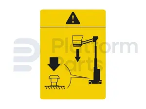 Decal, emergency down