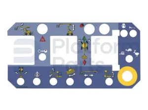 Decal, control, control box