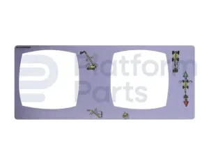 Decal, control, control box
