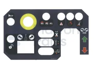 Decal, control, control box